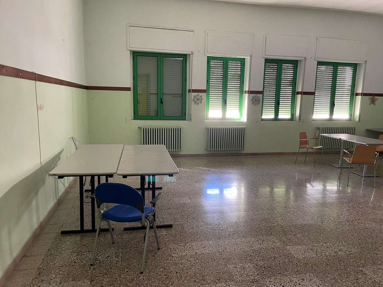 vista aula vuota