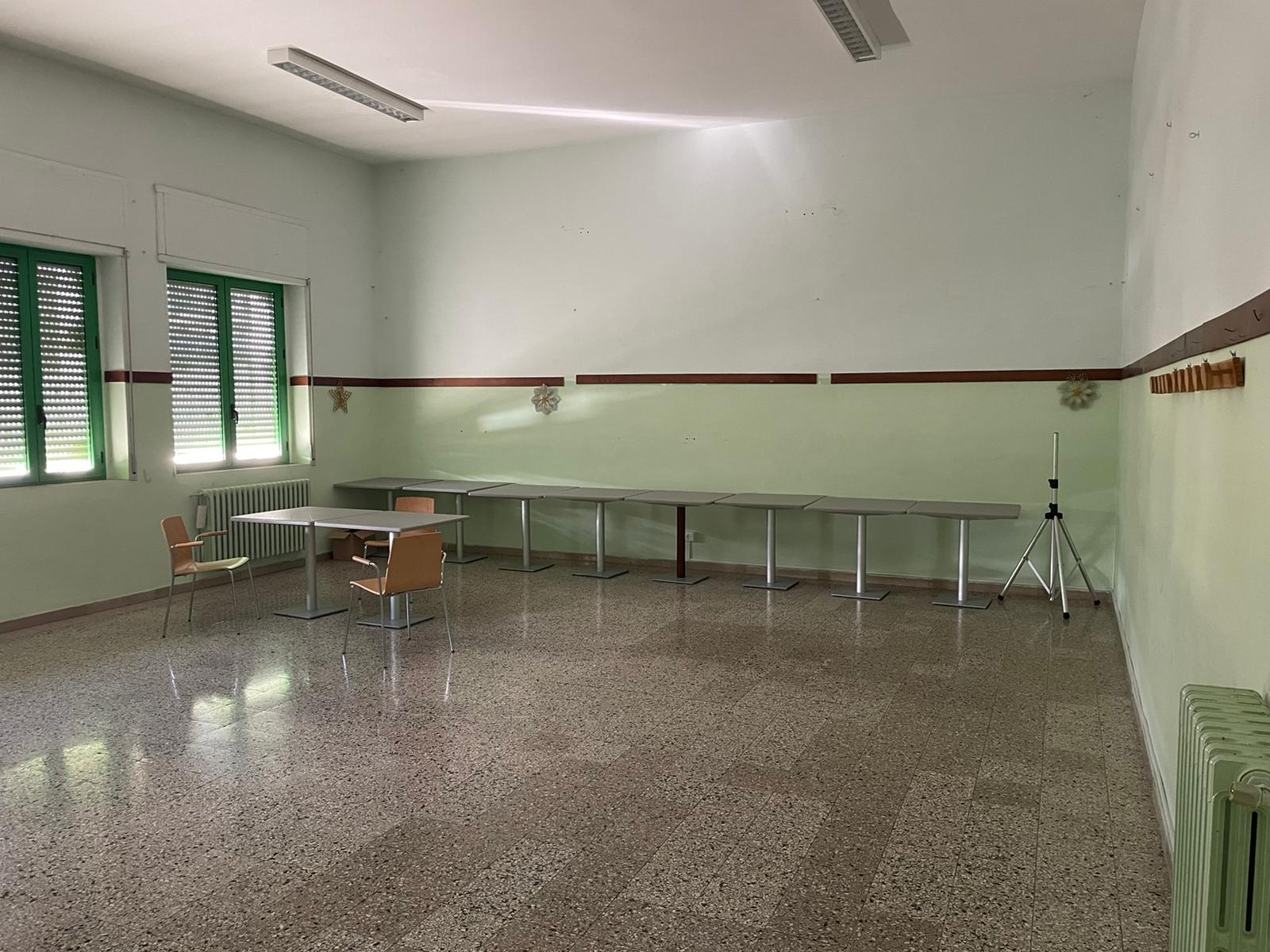 vista aula vuota