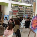 Giovani partecipanti ascoltano gli esperti durante l'evento "Raccontare il lavoro sociale" - Workshop (in)formativo tematico - evento del Programma regionale Galattica a cura di Percorsi d'Impresa, 14 marzo 2024
