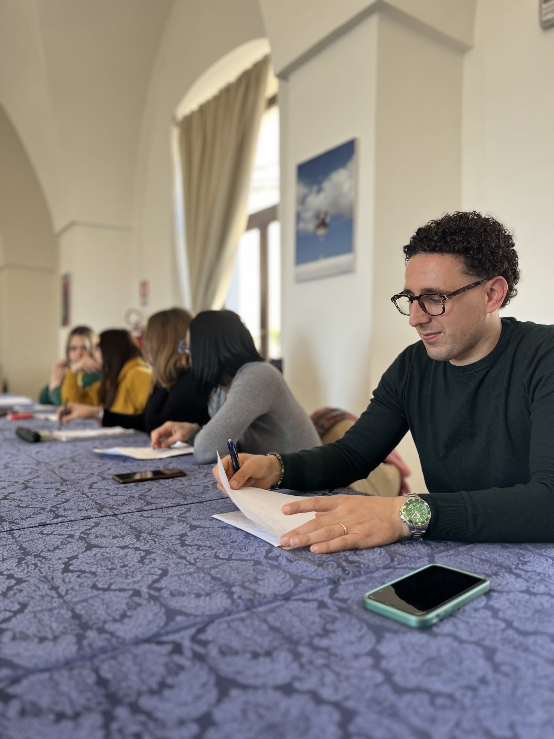 Partecipanti al Laboratorio di inglese base presso il Nodo di Ceglie Messapica