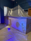 bancone decorato