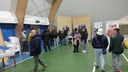 persone presetni all'interno del Palasport dove si è tenuta l'Inaugurazione del Nodo Galattica di Cisternino, 18 novembre 2023