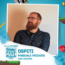 Locandina presentazione ospite GameFest24, Pasquale Facchini