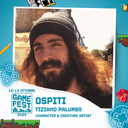 Locandina presentazione ospite GameFest24, Tiziano Palumbo