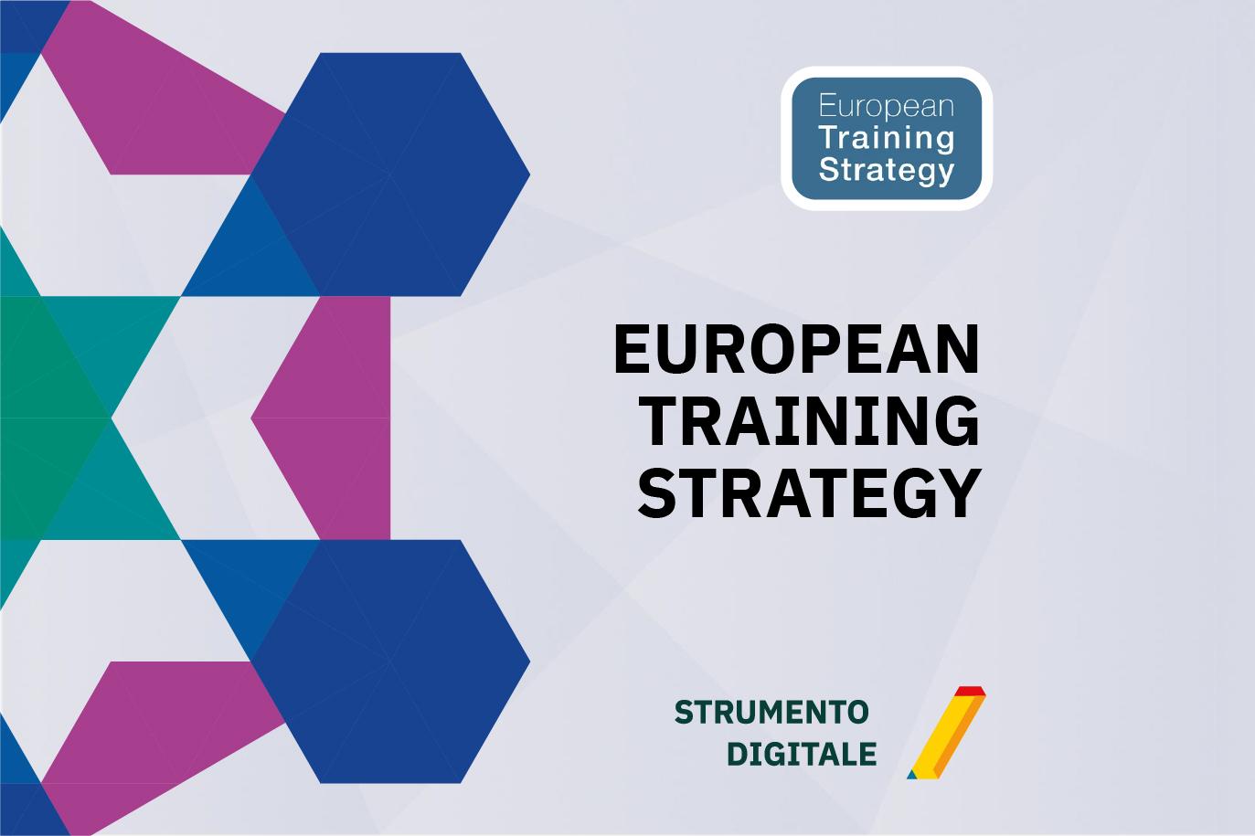 Locandina dello strumento digitale European Training Strategy