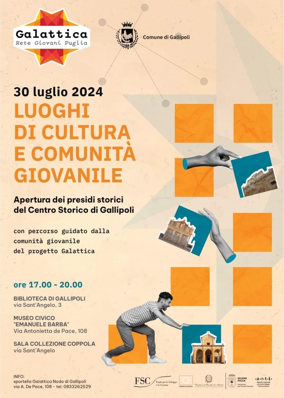 Locandina Cultura Comunità Giovanile