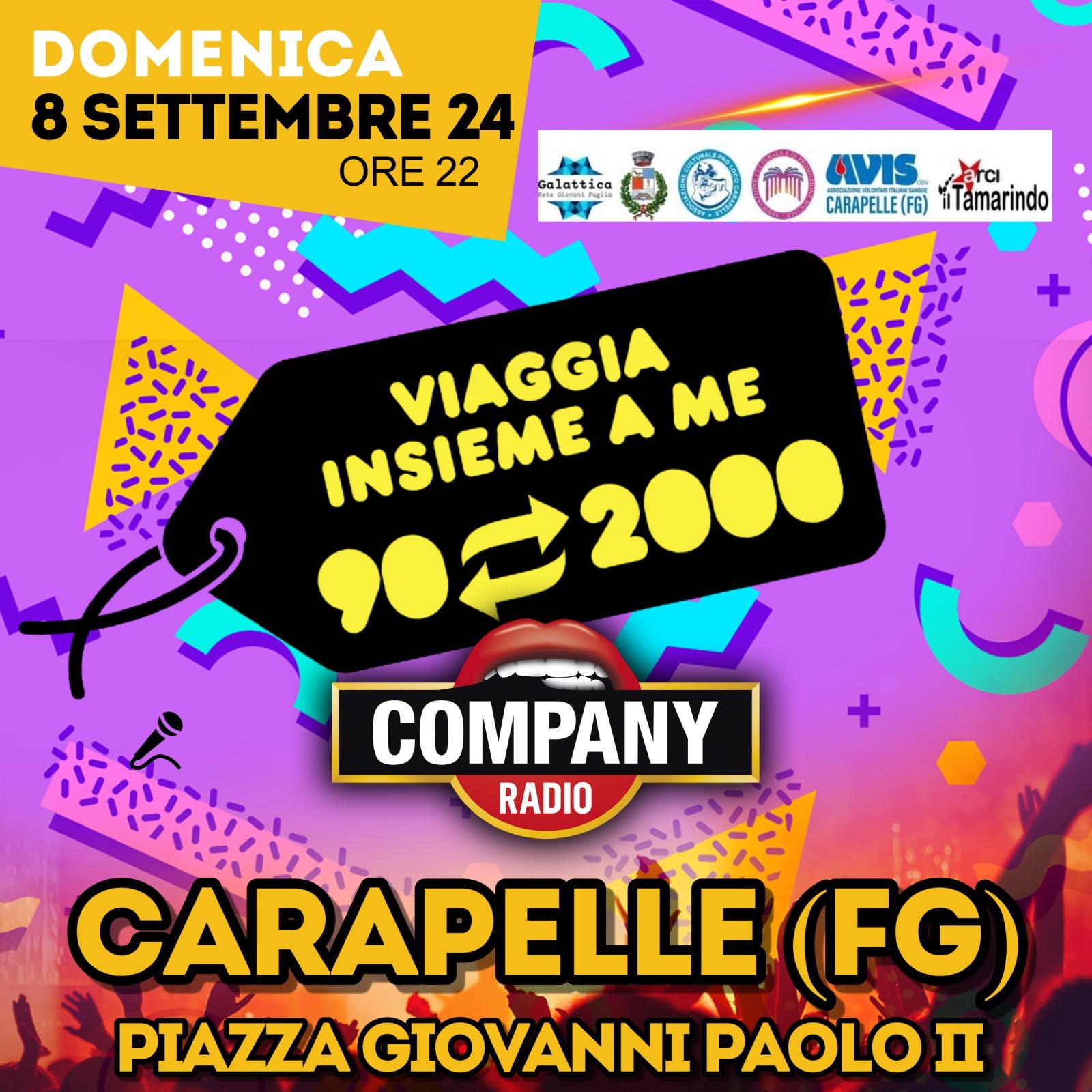 Locandina dell'evento musicale di Carapelle