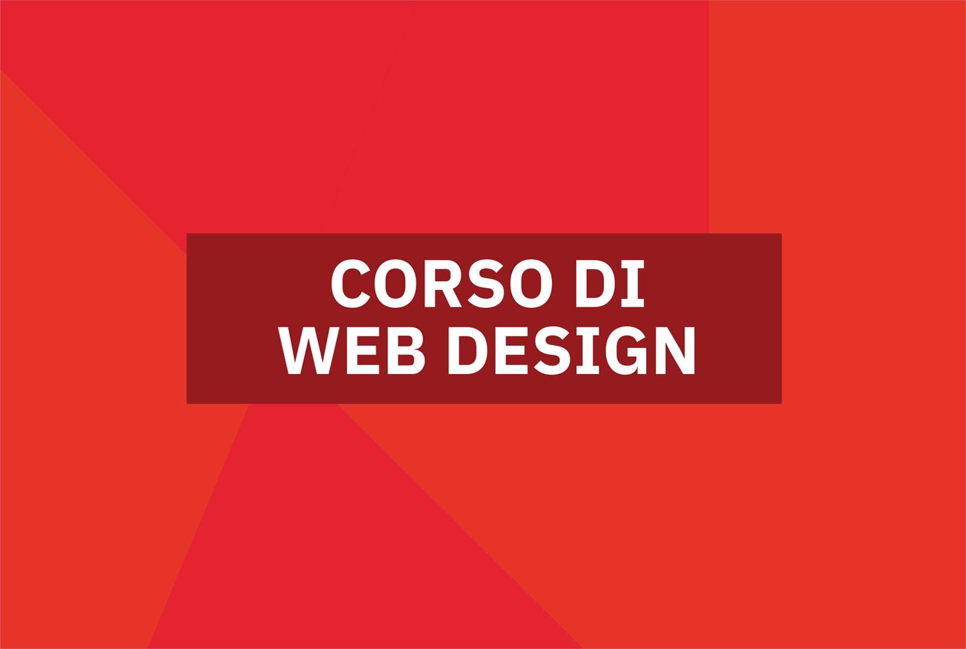 Locandina del corso di web design