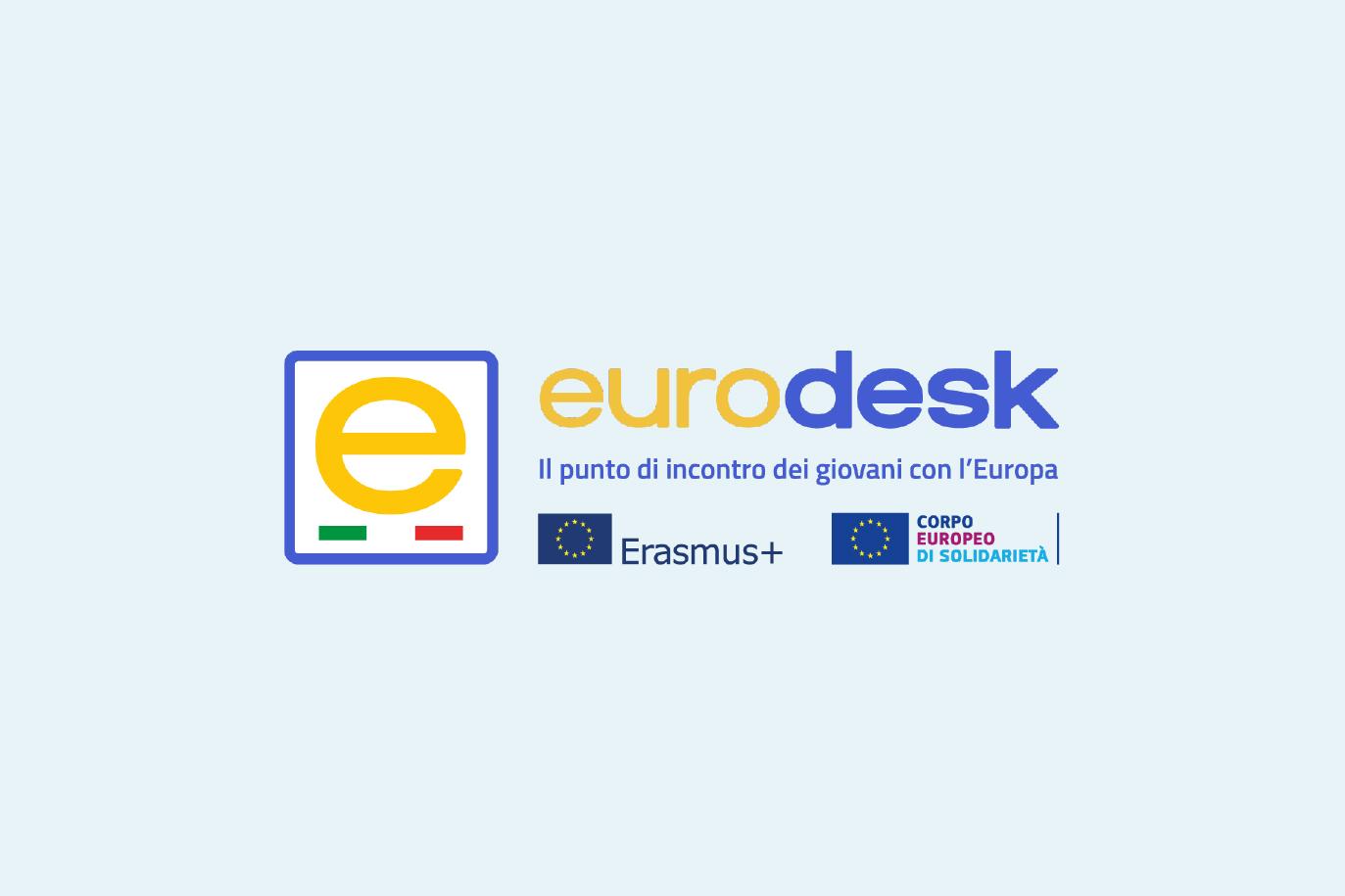 Logo Eurodesk, promotore dell'iniziativa palestre di Progettazione 2024