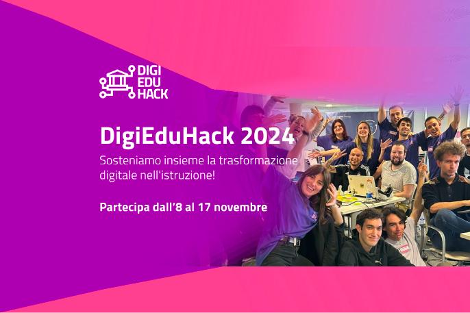 Locandina del Digital Education Hackathon