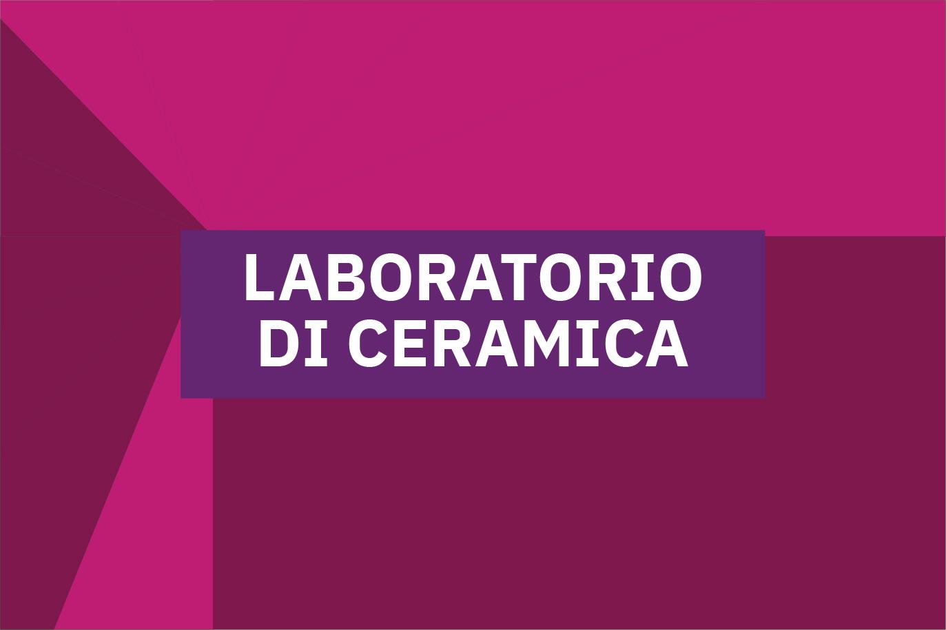 Locandina del laboratorio di ceramica