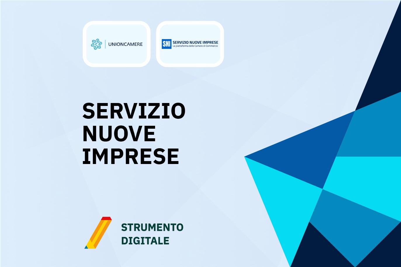 Locandina dello strumento digitale realizzato da Servizio Nuove Imprese e Union Camere