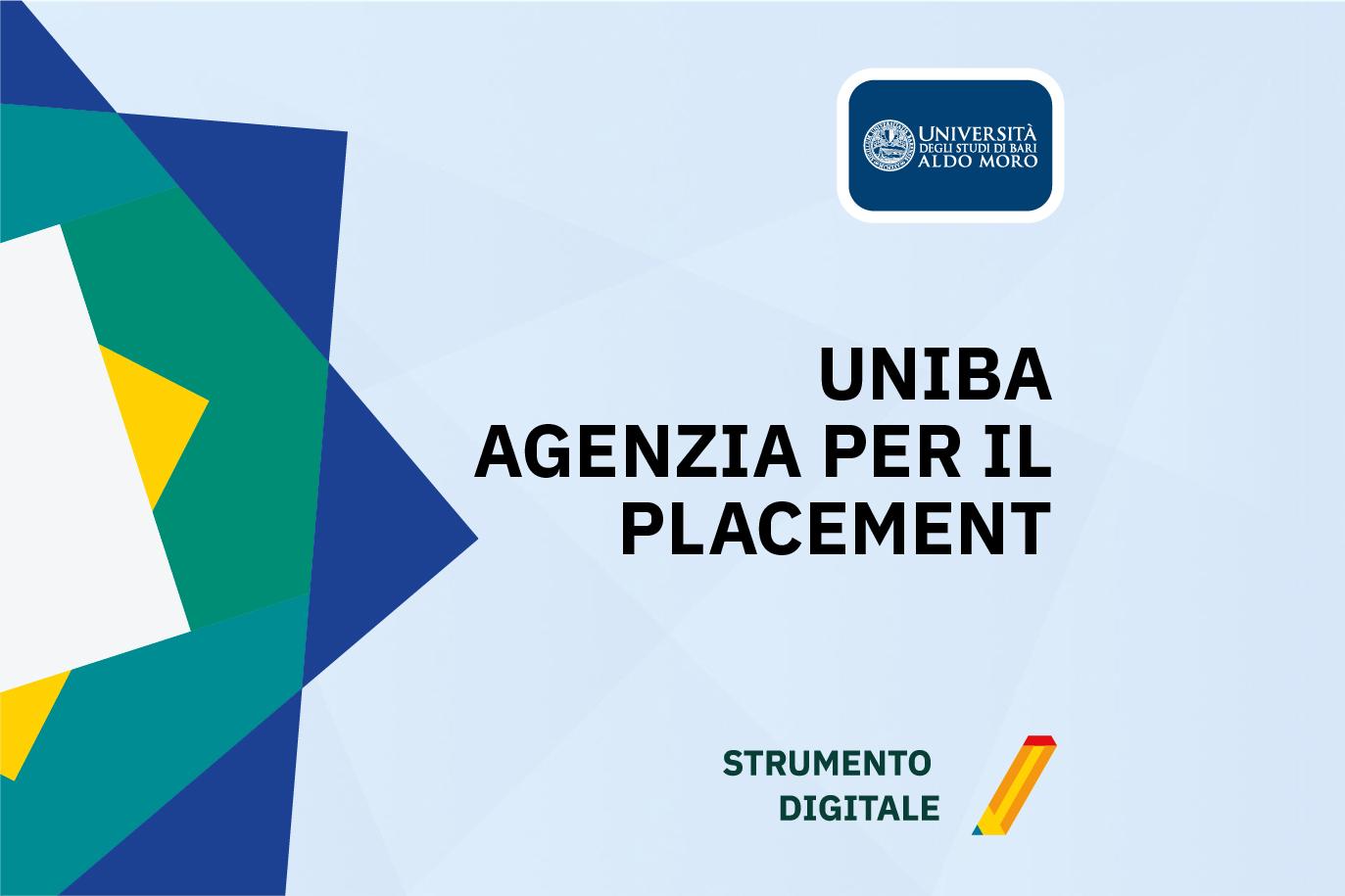 Locandina dello strumento digitale "UNIBA Agenzia per il placement"