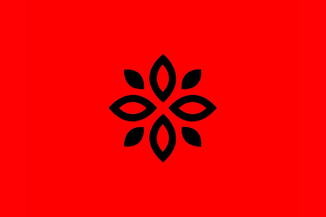 Logo ufficiale di Lecce Art Week 2025 su sfondo rosso