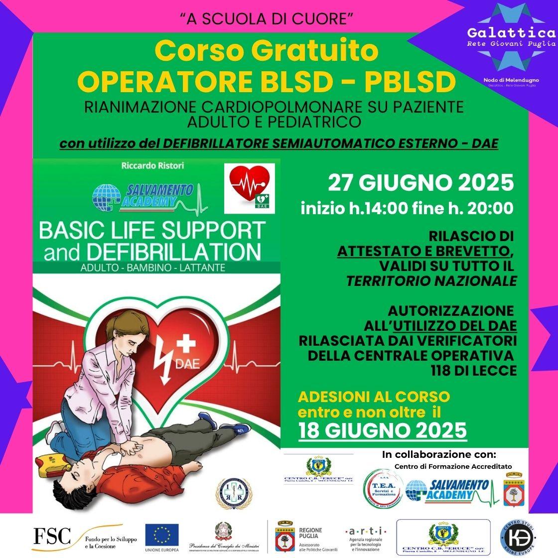 Operatore BLSD - PBLSD