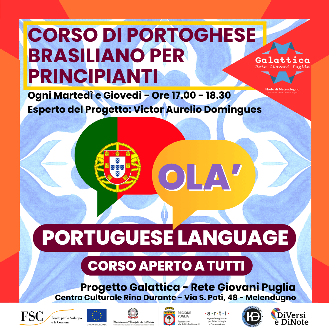 Corso di Portoghese Brasiliano per principianti