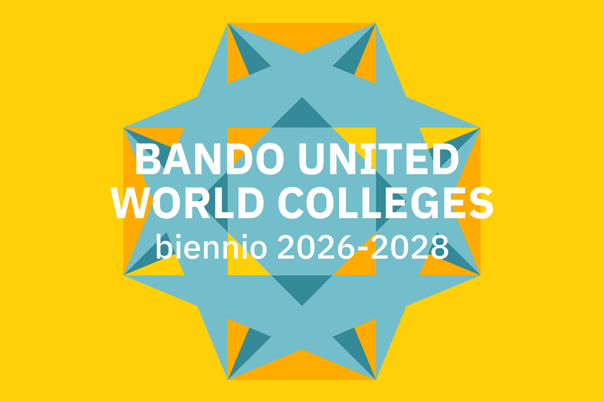 BANDO UNITED WORLD COLLEGES biennio 2026-2028