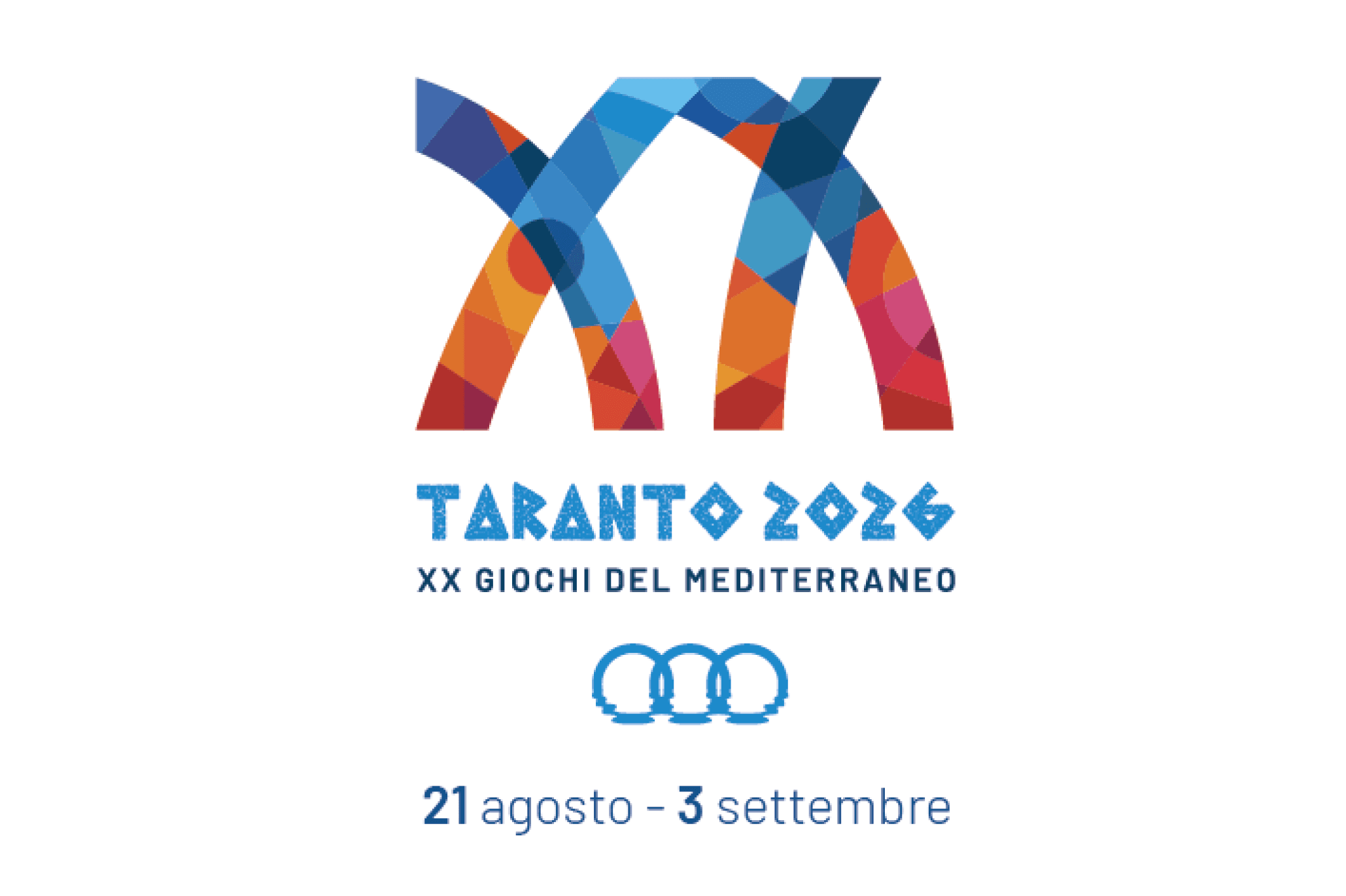 Taranto 2026 XX Giochi del Mediterraneo 21 agosto - 3 settembre
