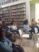 Presentazione dei laboratori del Nodo Galttica di Cisternino, 16 aprile 2024 presso il Nodo Galattica di Cisternino Platea presente alla presentazione dei laboratori del Nodo Galttica di Cisternino, 16 aprile 2024