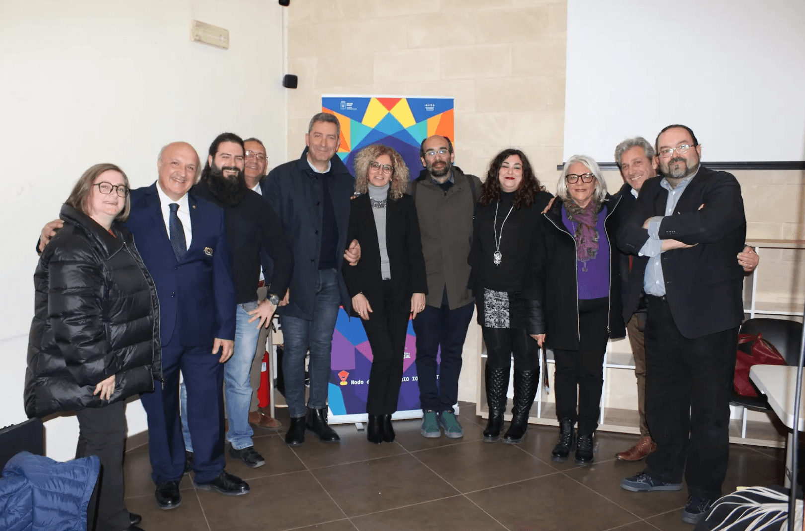 10. Inaugurazione del Nodo Galattica di San Giorgio Ionico - Lo staff e le istituzioni