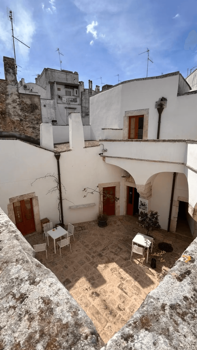 3.Vista dell'Ospedaletto dal ballatoio del piano superiore