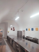 Aula laboratorio del Nodo di Ceglie Messapica Aula laboratorio di cucina nello spazio che ospita il Nodo di Ceglie Messapica