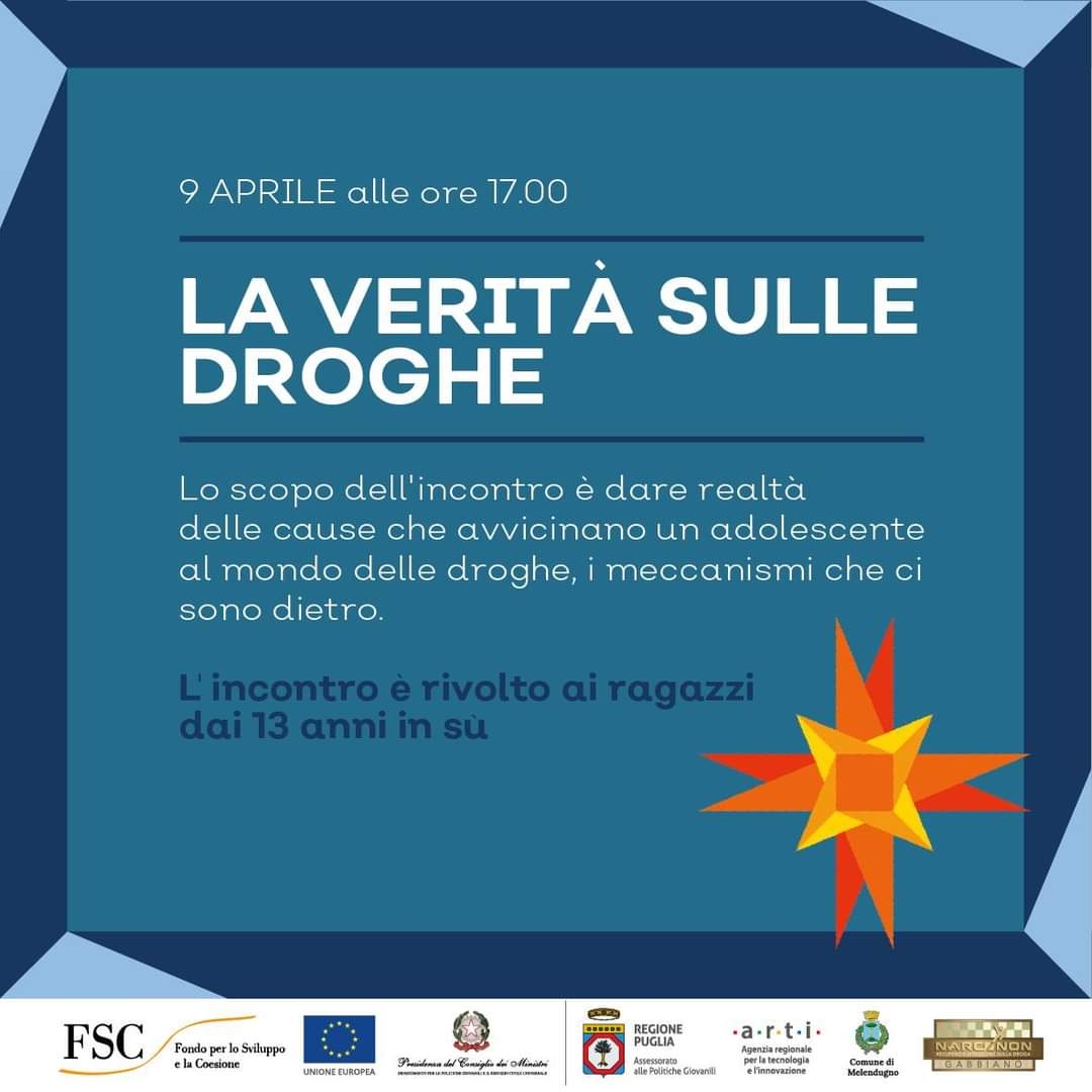 Locandina "La verità sulle droghe"