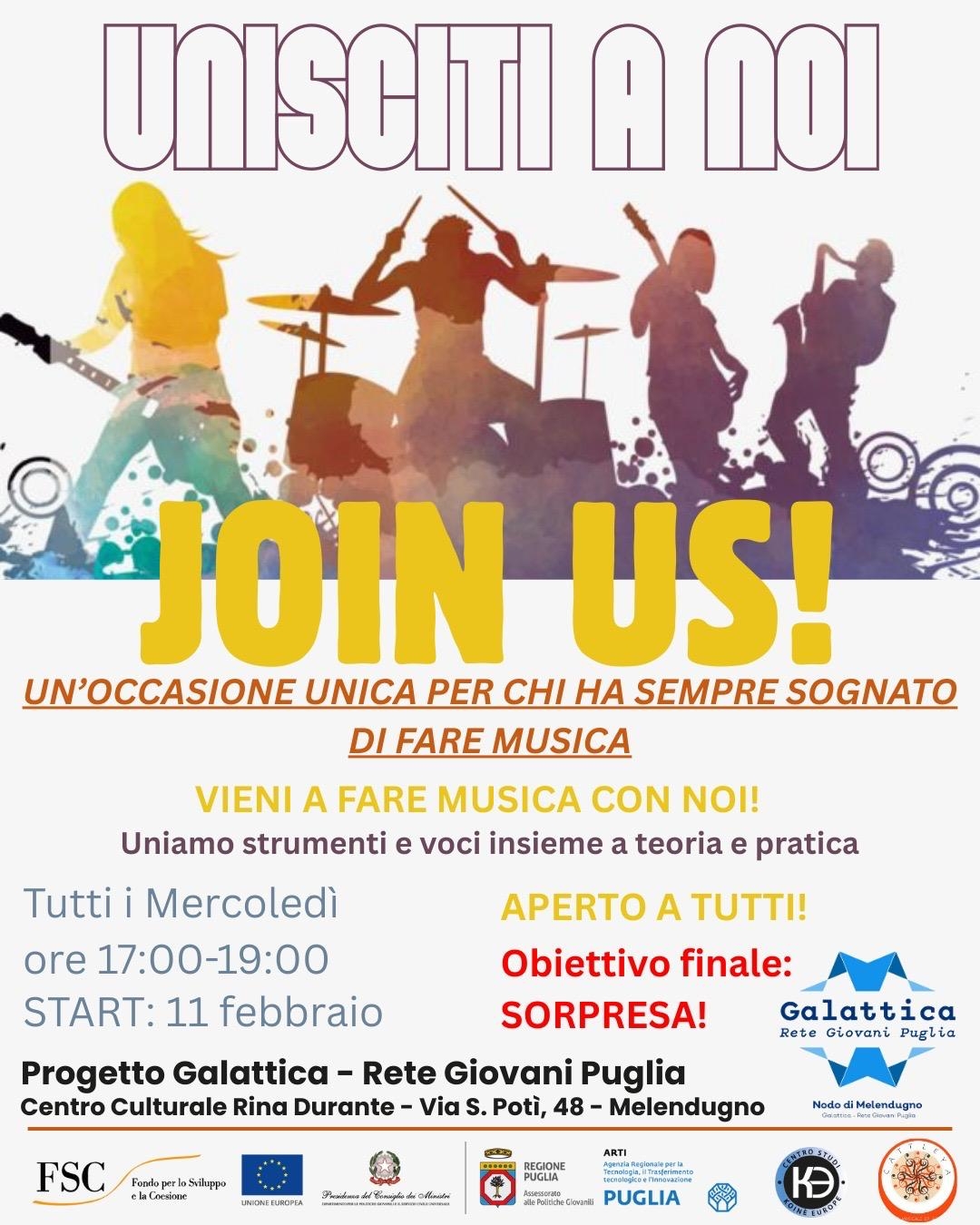 Locandina Unisciti a noi, Join Us!