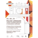 Un viaggio tra arte, innovazione e futuro
Il 5 agosto 2025, Galattica porta ad Accadia un appuntamento imperdibile: Felice Limosani, artista multidisciplinare e innovatore culturale, incontra i giovani per un dialogo autentico e ispirante.
Un’occasione unica per scoprire il potere dell’arte contemporanea, della comunicazione esperienziale e delle tecnologie immersive. Un confronto diretto in cui l’artista racconterà il suo percorso, le sue visioni e risponderà alle curiosità dei partecipanti.
Un evento aperto a tutti, pensato per stimolare la creatività e accendere nuove passioni.
Sala convegni - Comune di Accadia
5 agosto 2025 – ore 17:00