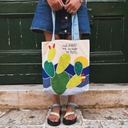 Bloodylicious - Borsa di tela Borsa di tela realizzata dal laboratorio di design rattopato e sostenibile