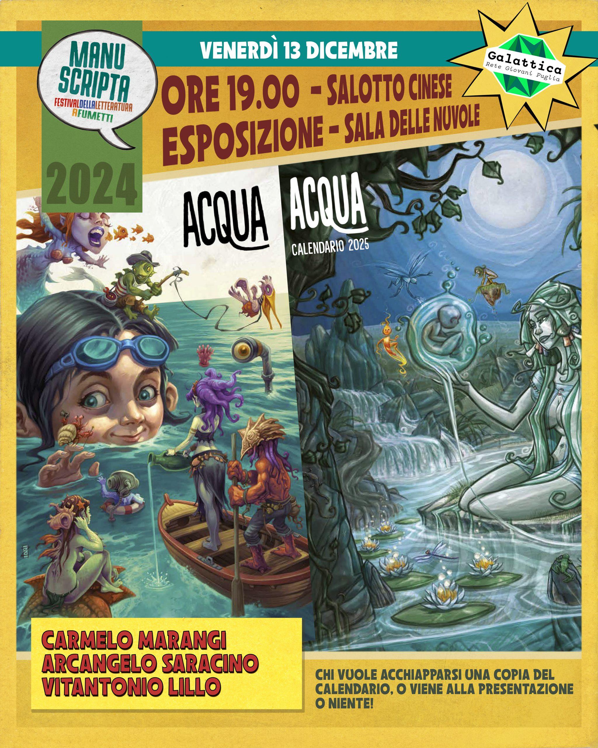 Locandina della presentazione del calendario Serveco 2025, intitolato