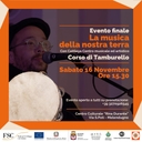 Locandina evento finale 16.11.2024 per la chiusura Galattica del Corso di Tamburello con il maestro Luigi Marra_Nodo di Melendugno