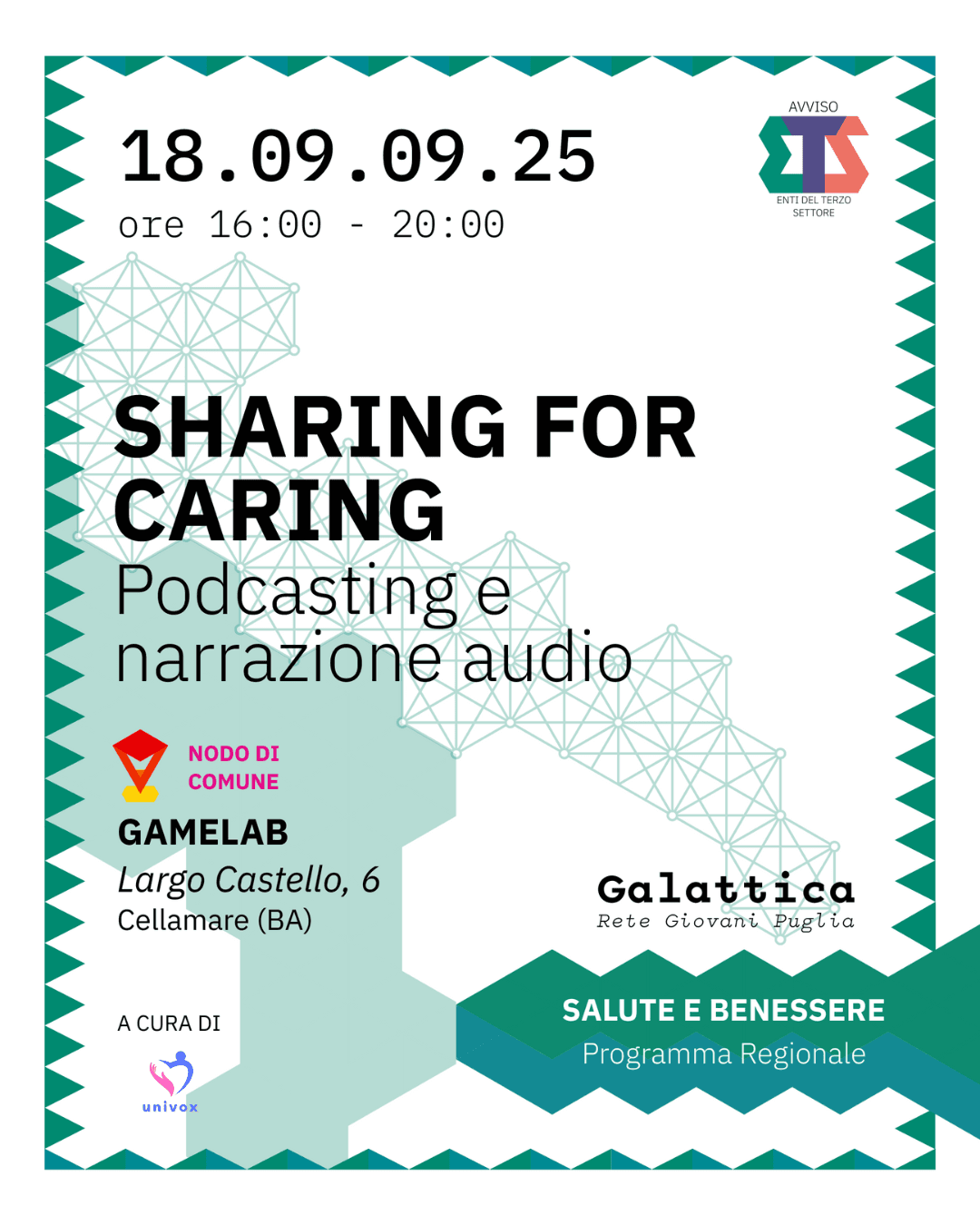 locandina workshop podcast univox ets
