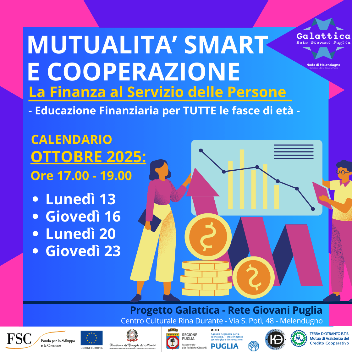 Mutualità Smart e Cooperazione_Calendario 4 incontri