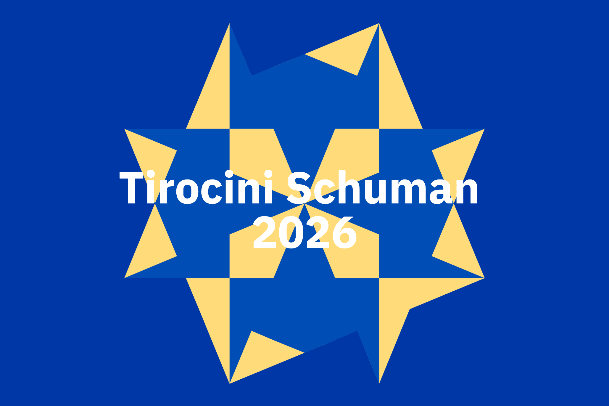 Tirocini Schuman 2026