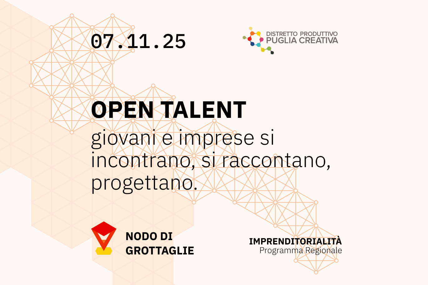 Locandina Open Talent Grottaglie con Afo 6 Locandina Open Talent Grottaglie con Afo 6