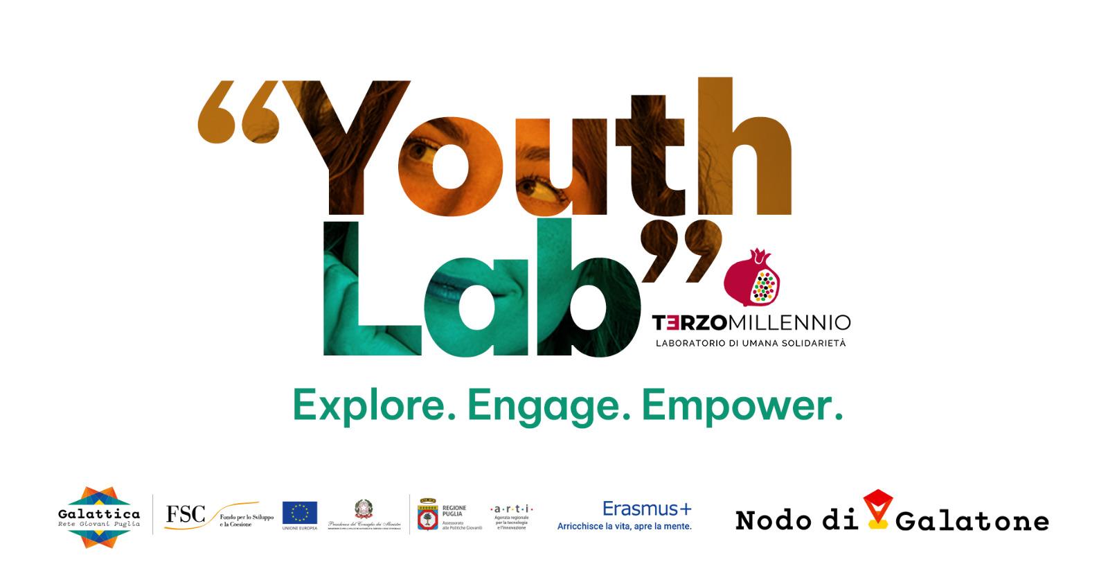 YouthLab- Explore. Engage. Empower, evento per i giovani presso Nodo Galattica Galatone YouthLab- Explore. Engage. Empower.