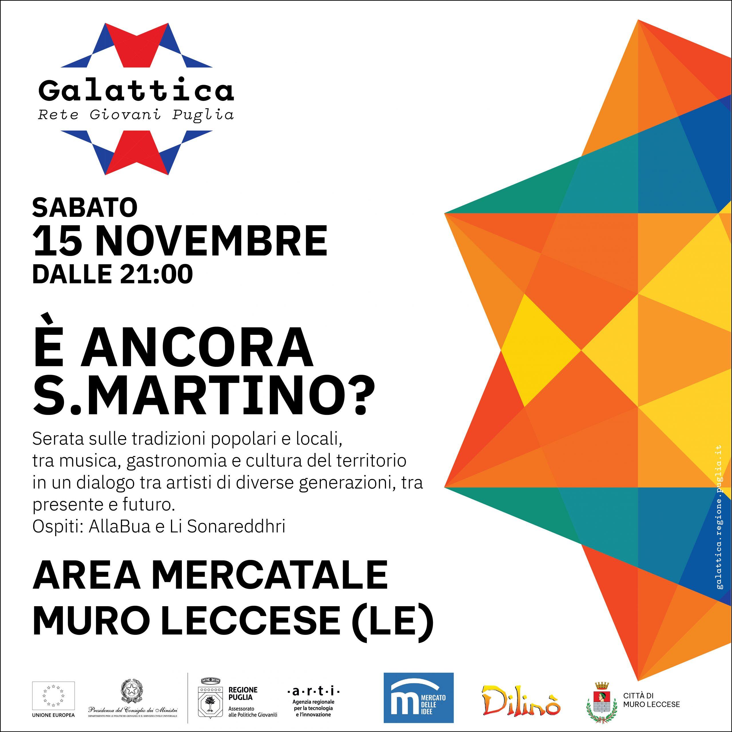 locandina E' ancora s.martino? al mercato delle idee muro leccese locandina E' ancora s.martino? al mercato delle idee muro leccese