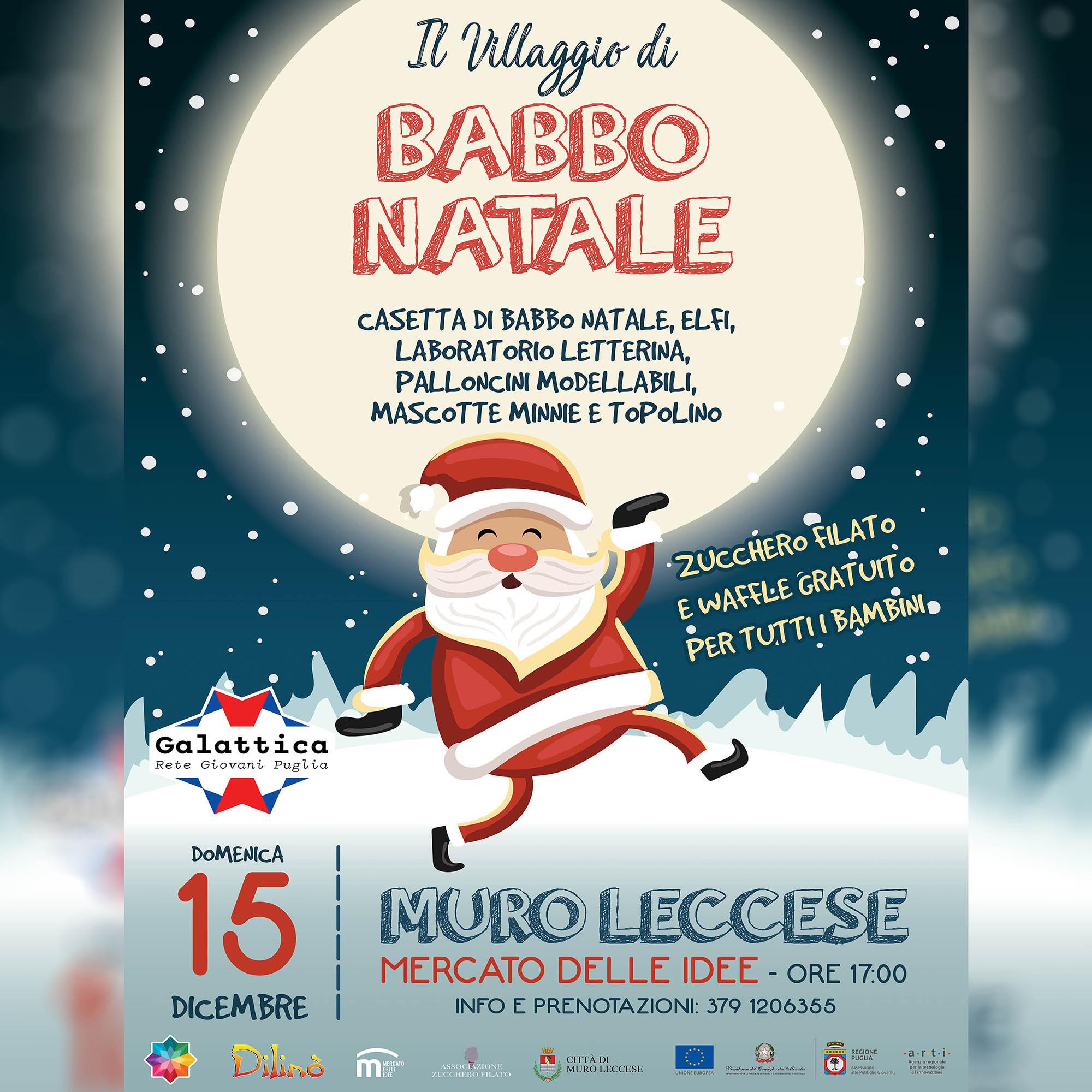 locandina villaggio di babbo natale 15-12-2024