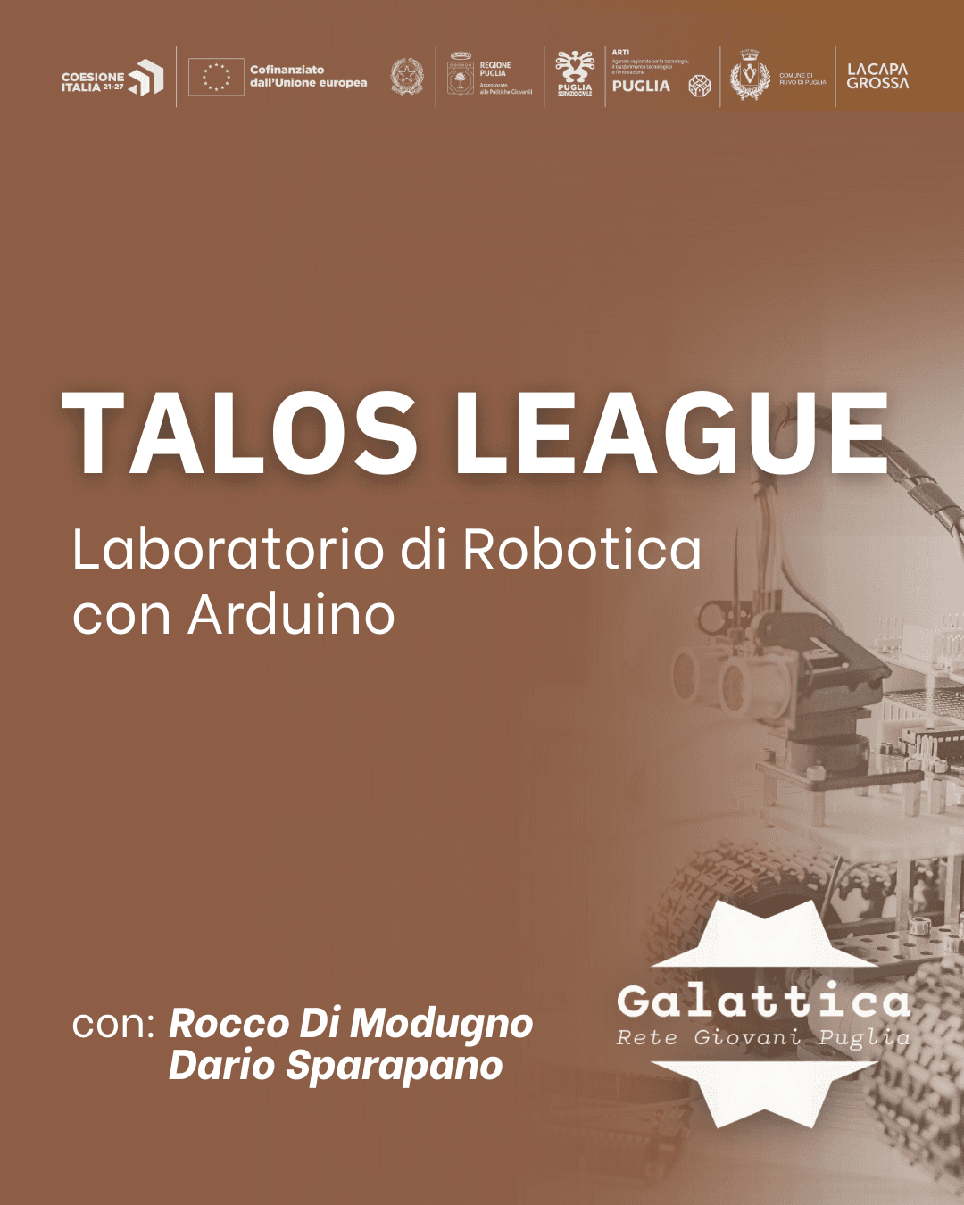 TALOS LEAGUE. Laboratorio di Robotica con Arduino