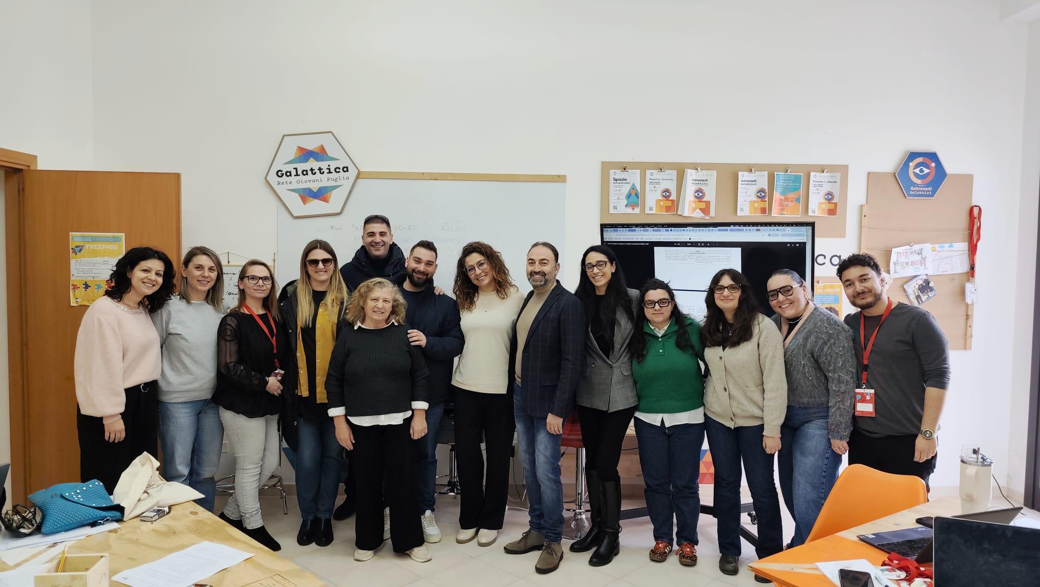 Progettisti da tutta Europa riuniti al Nodo Galattica di Galatone Project Design Hub presso il Nodo Galattica Galatone, 27 e 28 febbraio, 1 marzo 2026