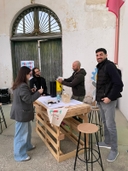 Lo spazio esterno di Galattica Nodo di Galatone, quando c'è il sole è una vera bellezza! Project Design Hub Galattica Nodo di Galatone, febbraio-marzio 2026