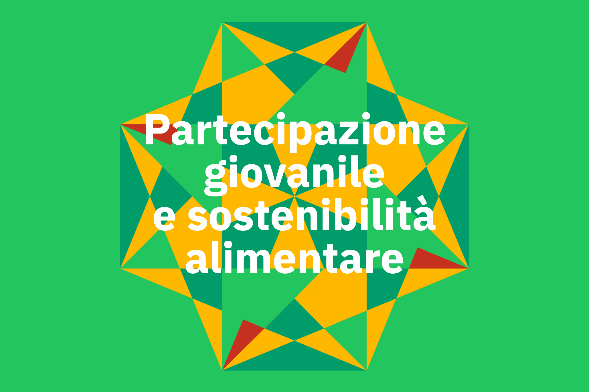 Partecipazione giovanile e sostenibilità alimentare